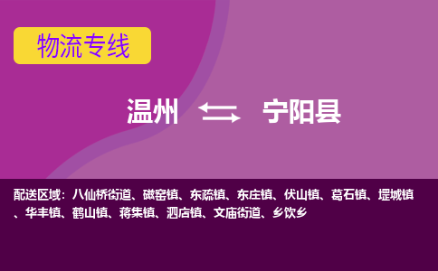 温州到宁阳县物流公司,温州到宁阳县货运,温州到宁阳县物流专线