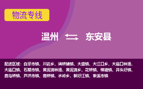 温州到东安县物流公司,温州到东安县货运,温州到东安县物流专线