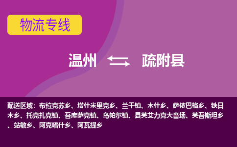 温州到疏附县物流公司,温州到疏附县货运,温州到疏附县物流专线